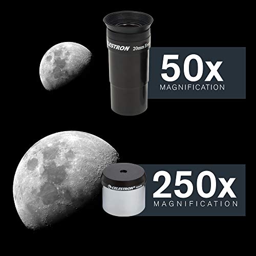 Celestron 21049 PowerSeeker 127EQ Spiegelteleskop, Schwarz