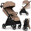 LIONELO INGRID Kinderwagen bis 22 kg von 6 Monaten bis 4 Jahren Große 360° schwenkbare Räder Volle Federung Einhändig zusammenklappbar Verstellbare Rückenlehne und Fußstütze Großes XXL Verdeck