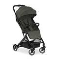 hauck Reise Buggy Travel N Care für Kinder ab Geburt bis 22 kg mit Liegefunktion, Ultraleicht   6,9 kg, Einhändig Klein Zusammenklappbar, UPF 50 , EVA Räder, Korb bis 3 kg (Dark Olive)
