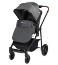 Bebeconfort Haze Trio, Kinderwagen 3 in 1 Komplettset, 0–4 Jahre, max. 22 kg, 2 in 1 Sitzeinheit, wendbarer und leichter Baby Kinderwagen, i Size Babyschale, kompakt zusammenklappbar, Tinted Stone