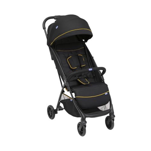 Chicco, Glee, Kinderwagen ab 0 Monate bis 4 Jahre, mit Automatik  und Kompaktverschluss, Ausziehbares Verdeck mit Lichtschutzfaktor 50  und Regenschutz, 3 stufig verstellbare Rückenlehne, Beinauflage