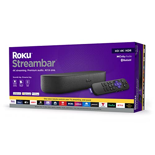 4K HDR Streaming Device & Premium Roku Soundbar
