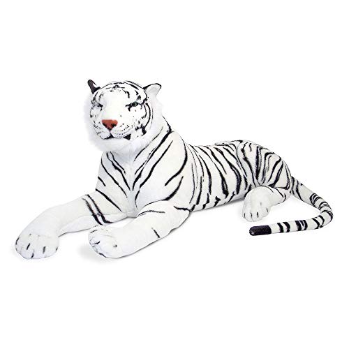 Melissa &amp; Doug White Tiger   Plush | Soft Toy | Animal | All Ages | Gift for Boy or Girl