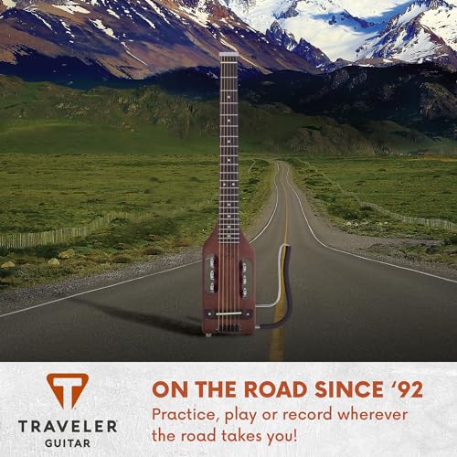 Traveler Guitar Ultra Light, akustisch elektrische Gitarre, Antik braun (ULA ABNS)