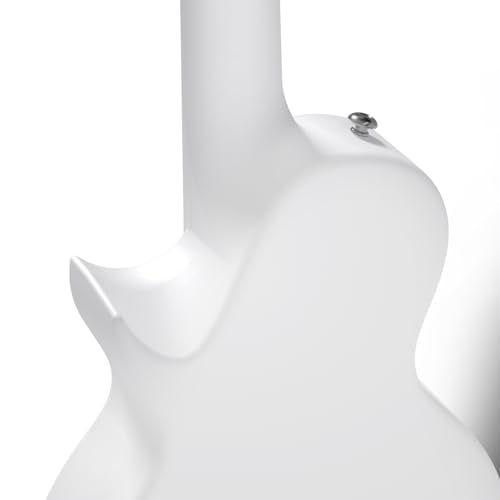 Enya Nova Go Mini Gitarre – Weiß 1/4 Akustik Gitarre Kohlefaser Reise Gitarre für Erwachsene Anfänger Starter Set Kinder Musikalische Aufklärung per Ostern Geburtstag Weihnachten Geschenk