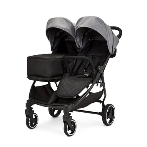 Ickle Bubba Venus Prime Doppel Kinderwagen (Raumfahrt Grau)