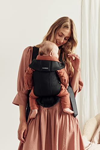 BabyBjörn Babytrage Mini, 3D Netzstoff, Schwarz