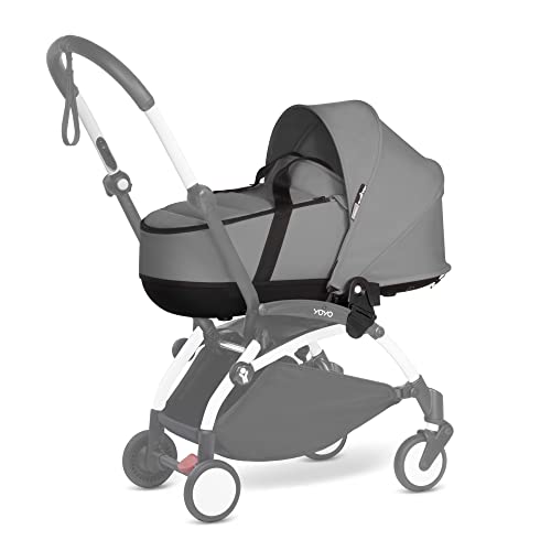 Babyzen YOYO 0  Liegewanne, Grey   Mit Dicker Doppelmatratze; Schale und Verdeck belüftet   Nur mit YOYO2 Gestell verwendbar (separat erhältlich)