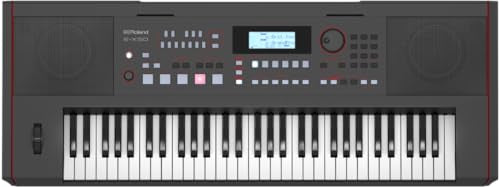 Roland E X50 elektronisches Arranger Keyboard – Einfache Bedienung | Stereo Lautsprecher | Bluetooth | Professionelle Roland Sounds | Mikrofoneingang | Automatische Begleitfunktion