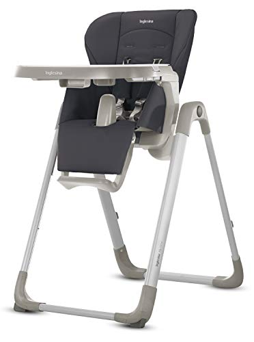 Inglesina My Time Hochstuhl, Pepper, Verstellbar von Geburt bis 36 Monate, Faltbar, Modernes Design, Höchster Komfort und Hygiene