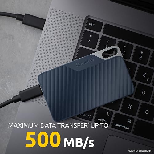 Intenso Externe SSD TX100, 2 TB Portable Solid State Drive, Super Speed USB 3.2 Gen 1x1, bis zu 500 MB/s:  Computer &amp; Zubehör
