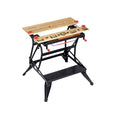 BLACK DECKER flexible Werkbank klappbar Sägebock   Arbeitsbockmit großer Arbeitsfläche Exaktes Arbeiten dank Gradeinteilung und Orientierungslinien Bis 250 kg belastbar; 74,0 x 25,0 cm   WM825