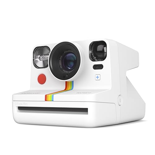 Polaroid Now  Generation 2   Camera   Film Bundle (16 Photos Included)   White   Bluetooth Connected App Controlled Instant Film Camera 6437
