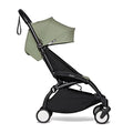 BABYZEN YOYO2 Kinderwagen (Kinderwagengestell Black und 6  Textile Set Olive)   Inklusive Gurt, Rückenlehne, Verdeckbügel, Schultergurt, Aufbewahrungstasche, Sitzpolster und farbgleichem Verdeck