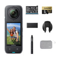 Insta360 X4 Ausdauer Bundle – wasserdichte 8K 360° Action Cam, 4K Weitwinkelvideos, Unsichtbarer Selfie Stick, Abnehmbarer Linsenschutz, 135 min Akkulaufzeit, KI Bearbeitung, Stabilisierung