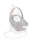 Graco SoftSway™ elektrische Babyschaukel und Wippe, 2 in 1, ab Geburt bis ca. 9 Monate (9 kg), sanft und leise, 3 Fach Verstellbarer Sitz, Spielbügel, Starlight