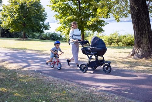 Chicco Activ3 Kinderwagenaufsatz, geräumig und gepolstert, für Activ3 Kinderwagen, mit Belüftungssystem, verstellbare Rückenlehne, für die ersten Tage des Lebens des Babys, schwarz
