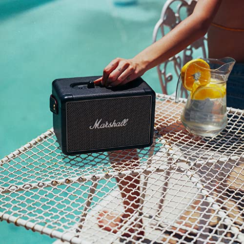Marshall Kilburn II Bluetooth Tragbarer Lautsprecher, Kabelloser, Wasserabweisend   Schwarz, EU