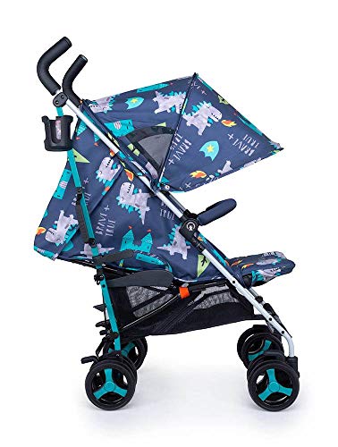 Cosatto Supa 3 Pushchair – Lightweight Stroller from Birth to 25kg   Compact Fold, Shopping Basket, Footmuff (Dragon Kingdom)