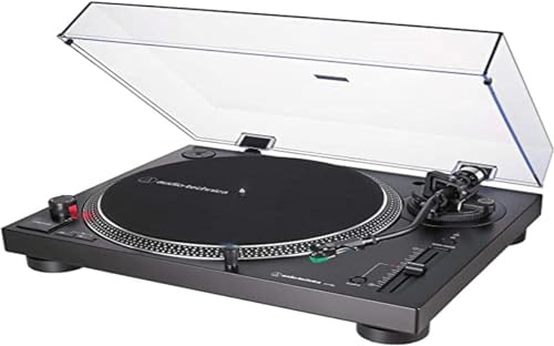 Audio Technica LP120XUSBBK Direktangetriebener Plattenspieler (Analog und USB) schwarz