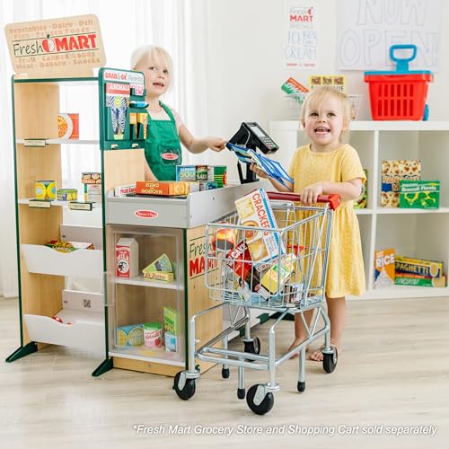 Melissa &amp; Doug Kaufladen aus Holz für Kinder ab 3 Jahren, mit Förderband, Scanner und Kartenzahlung, mit Soundeffekten
