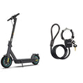 Ninebot KickScooter MAX G30D II Powered by Segway &amp; Master Lock Kabelschloss mit Schlüssel [Kabel 1m] 8275EURDPROBLK – Ideal für Scooter Roller, Fahrrad, Kinderwagen, Sportausrüstung