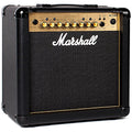 Marshall MG15GFX Gitarren Combo Verstärker mit integriertem FX, Übungsverstärker, geeignet für E Gitarre – Schwarz und Gold