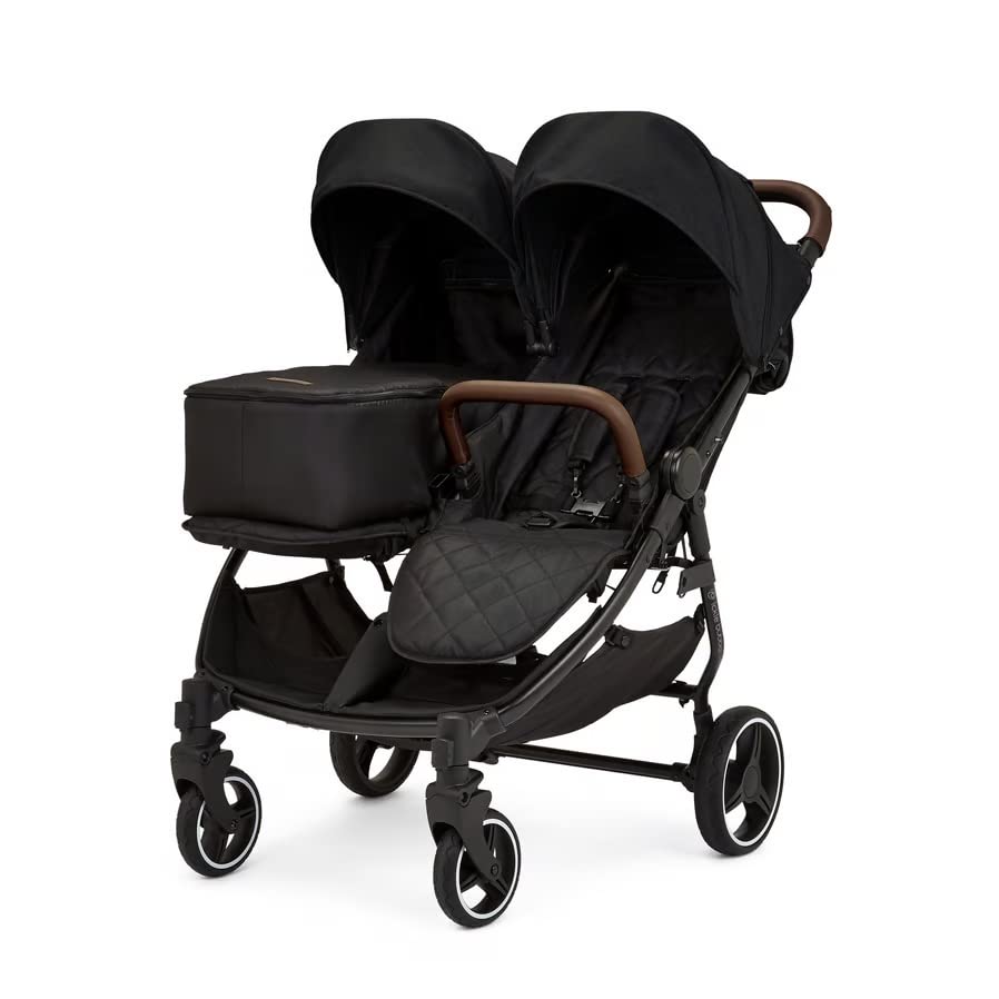 Ickle Bubba Venus Prime Doppel Kinderwagen (Schwarz)