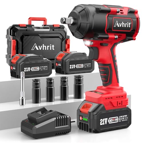 Avhrit Akku-Schlagschrauber, 1/2 Zoll, inkl. Zubehör