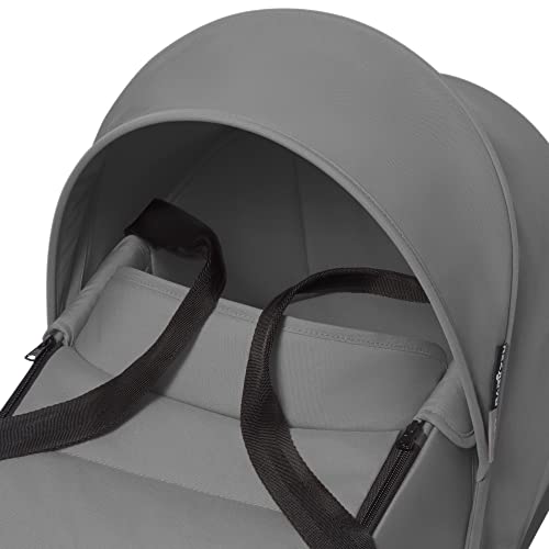 Babyzen YOYO 0  Liegewanne, Grey   Mit Dicker Doppelmatratze; Schale und Verdeck belüftet   Nur mit YOYO2 Gestell verwendbar (separat erhältlich)