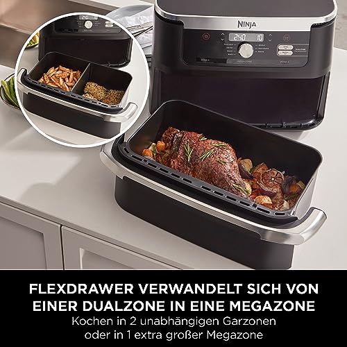 Ninja Heißluftfritteuse antihaftbeschichtete spülmaschinenfeste AF500EU