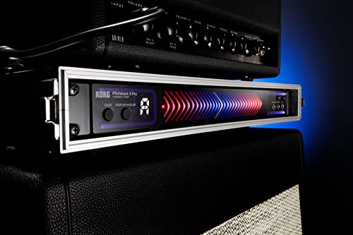Korg Pitchblack X Series   PB X PRO Rack Mount Chromatisches Stimmgerät – Schwarz