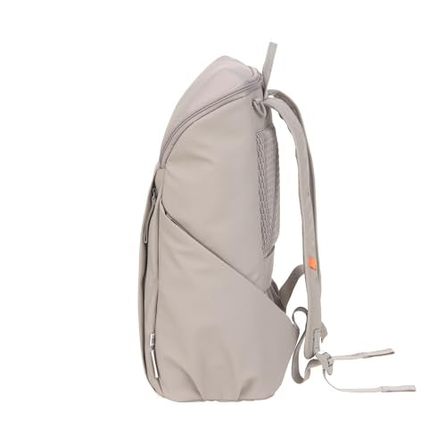 LÄSSIG Baby Wickelrucksack mit Wickelunterlage, Kinderwagenbefestigung und Flaschenhalter/GRE Slender Up Backpack