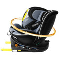 Reecle I Size Kindersitz 360 Drehbar mit ISOFIX 40 150 cm, 0 12 Jahre, Reboarder Kinderautositz (Schwarz)