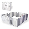 Gupamiga Laufstall Baby Laufgitter Baby 195 x 190 Sicherheits Aktivitätszentrum 18 Paneele PLP WL007 18