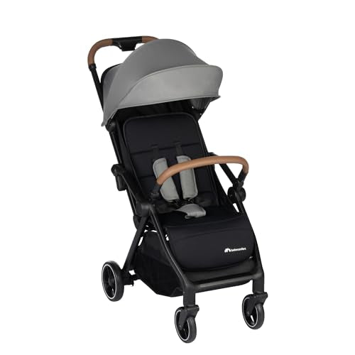 Bebeconfort Sunlite, Kinderwagen Buggy, 0–4 Jahre (max. 22 kg), Babystroller (7,2kg), Liegeposition, automatisch &amp; kompakt zusammenklappbar, mit einer Hand verstellbar, Korb (5kg), Tinted Grey