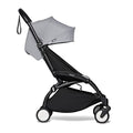 BABYZEN YOYO2 Kinderwagen (Kinderwagengestell Black und 6  Textile Set Stone)   Inklusive Gurt, Rückenlehne, Verdeckbügel, Schultergurt, Aufbewahrungstasche, Sitzpolster und farbgleichem Verdeck
