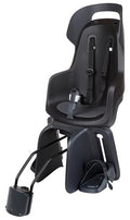 BOBIKE 8012700008   Fahrradkindervordersitz GO Maxi mit Liegesystem für Fahrräder mit 26” bis 29” Laufrädern geeignet für Kinder mit Rahmenverankerung in Farbe Urban Schwarz