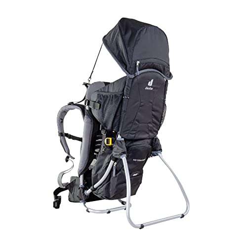 deuter Kindertrage Babytrage, Schwarz, Super Polytex, unisex, 18 kg Maximalgewicht, Kinderabteilung