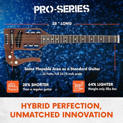 Traveler Guitar Pro Series E Gitarre, Antik braun (PS ABNS)