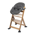 Bébé Confort Bebeconfort Timba Hochstuhl Baby, Timba Baby 2 in 1 Babywippe   Kinderhochstuhl Mitwachsend, 6 Monate   10 Jahre, Naturholz   2 in 1 Neugeborenenset für Timba, 0 6 Monate (bis 9 kg), Tinted Graphite