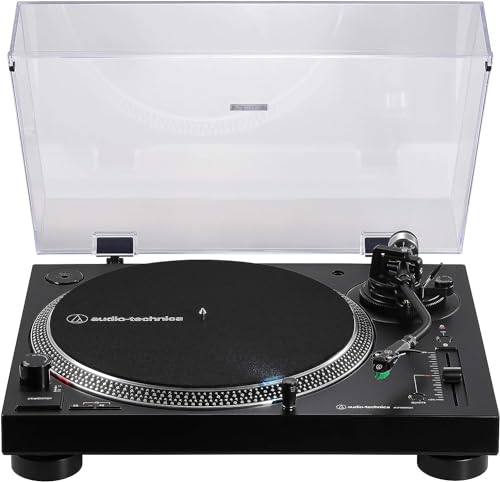 Audio Technica LP120xBTUSB Direktangetriebener Plattenspieler (Bluetooth &amp; USB) Schwarz