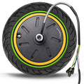 GLDYTIMES 10 Zoll Nabenmotor mit Vollgummireifen 500w Antrieb Power Wheels Motor Kit Tubeless Type für Segway Ninebot Max G30 G30P G30LP Elektroroller 10x2.5, 60/70 6.5 vorne oder hinten Zubehör