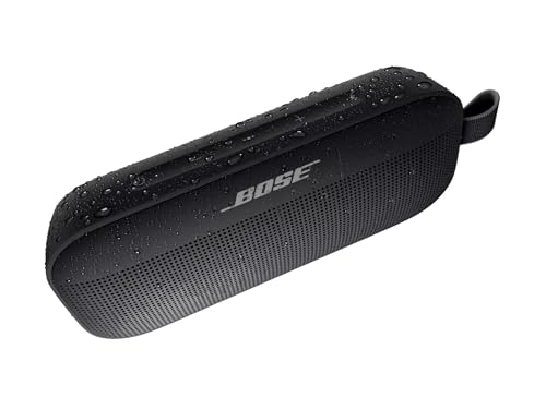 Bose SoundLink Flex Bluetooth Speaker – kabelloser, wasserdichter, tragbarer Outdoor Lautsprecher – Schwarz