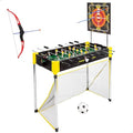 COLORBABY CB Games, 5 in 1 Multispieltisch, Fußball, Tischfußball, Tischfußball, Hockey, Bogenschießen, 92 x 41 x 61 cm, Tischfußball für Kinder, Geschenk für die ganze Familie (85419)
