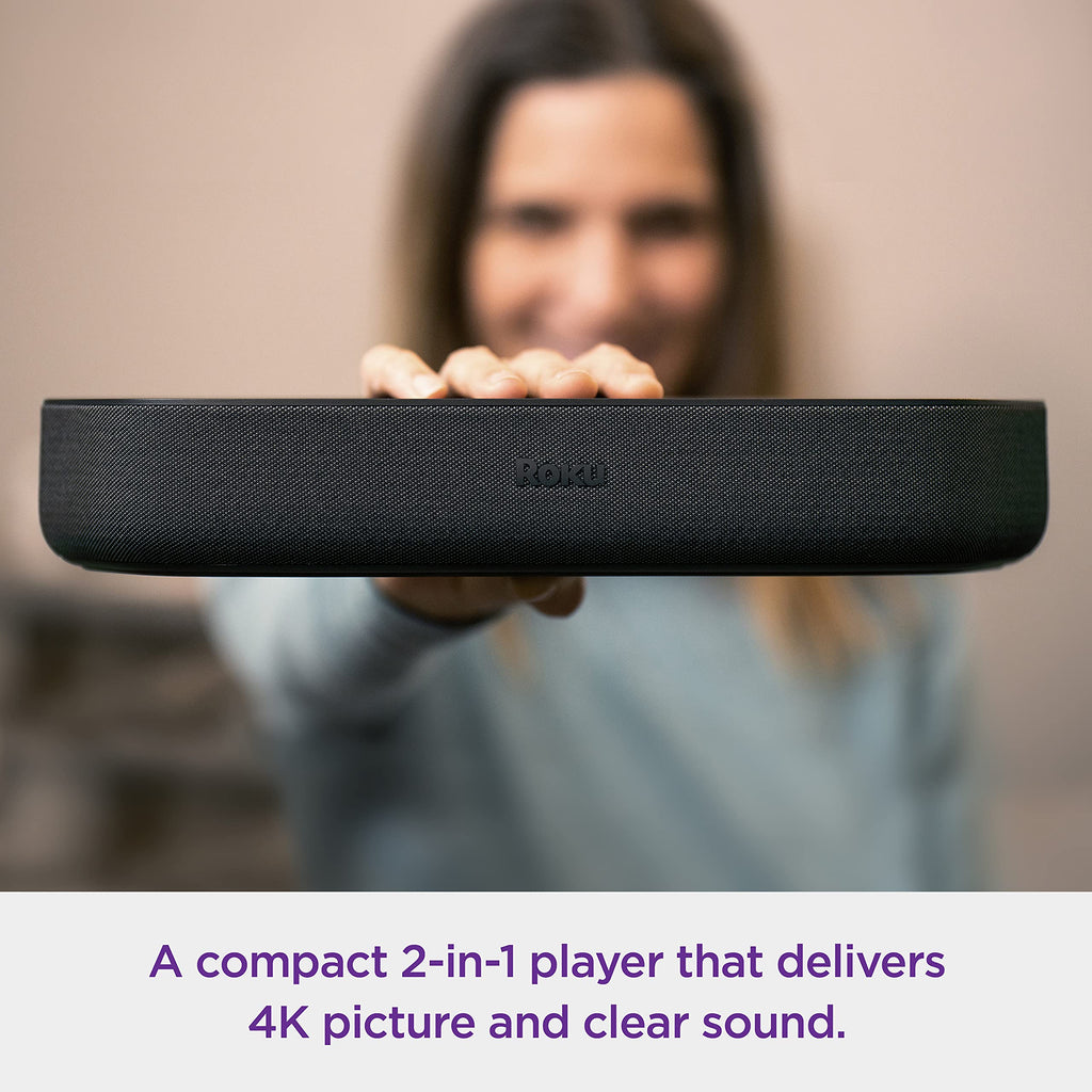 4K HDR Streaming Device & Premium Roku Soundbar