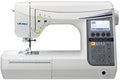 JUKI HZL DX5 elektrische Nähmaschine mit automatischem Fadenabschneider, Fußsteuerung, Metall, weiß, 51 x 25,7 x 30,5 cm