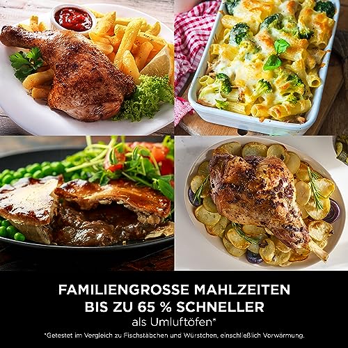 Ninja Heißluftfritteuse antihaftbeschichtete spülmaschinenfeste AF500EU
