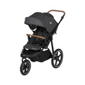 Bebeconfort Cloudy, All Terrain Baby Stroller, 0–4 Jahre (max. 22kg), verstellbar, schnell zusammenklappbar, 3 große Kinderwagen Luftreifen, verstellbarer Schieber, geräumiger Korb, Mineral Graphite