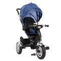 ZIZITO Troy Dreirad mit Schubstange, ab 6 Monaten bis 25 kg, Bequemer Sitz, 360° Drehbar, viel Zubehör
